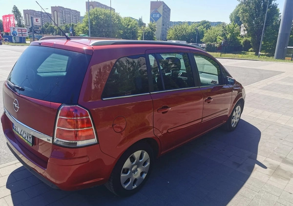 Opel Zafira cena 14500 przebieg: 215000, rok produkcji 2006 z Łódź małe 92